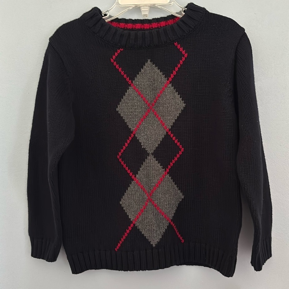 5/$25 Bowen & Wright Argyle Sweater Size 4